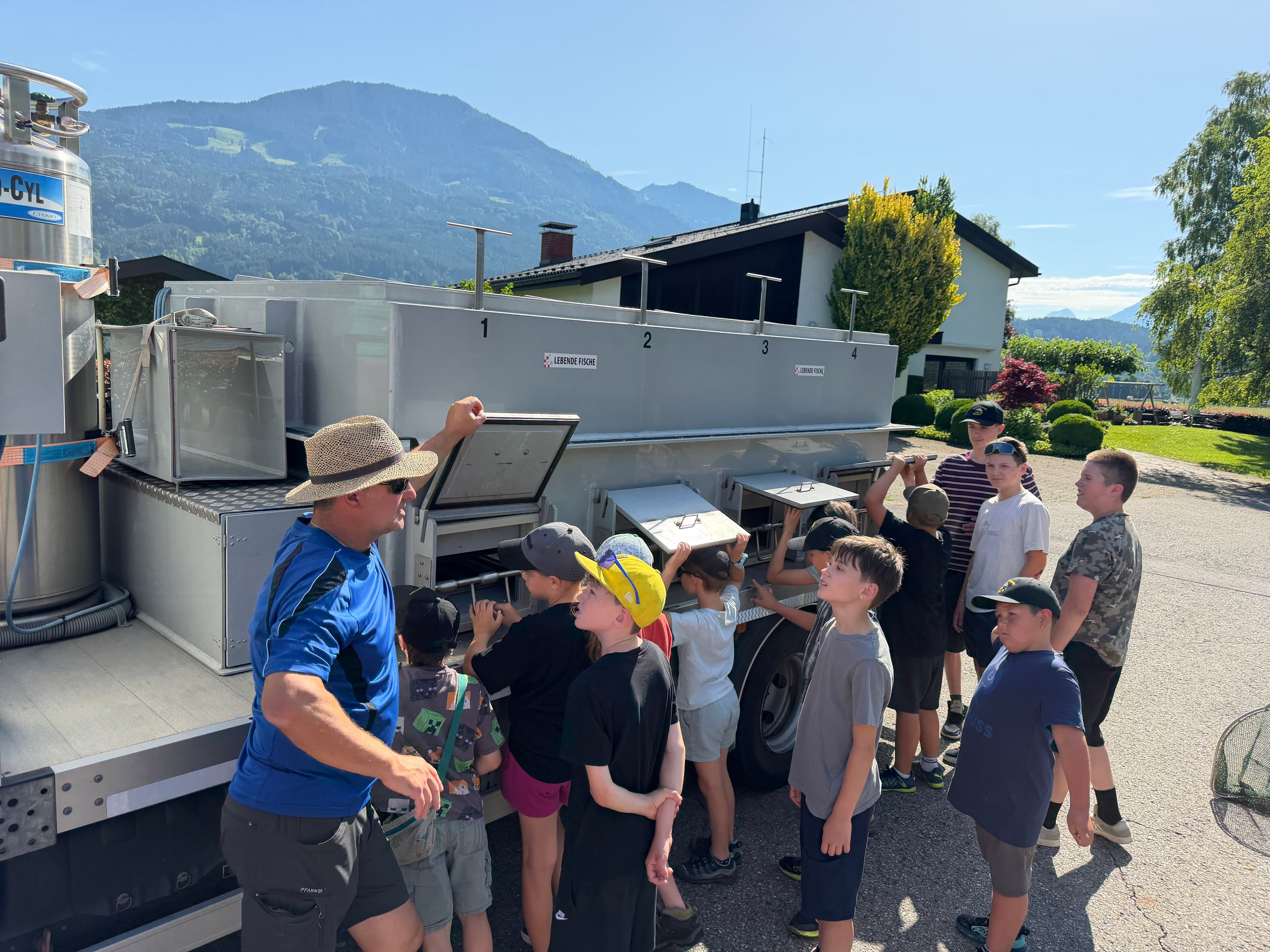 Ausflug zur Fischzucht Satteins